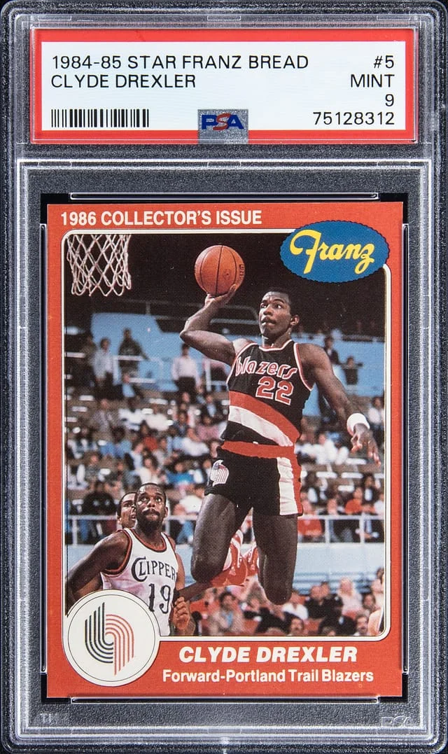 1984-85 Star Franz Bread Clyde Drexler #5 card image