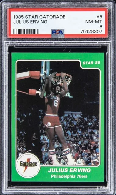 1984-85 Star Gatorade Julius Erving #5 card image