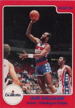 1984-85 Star Gus Williams #185 card image