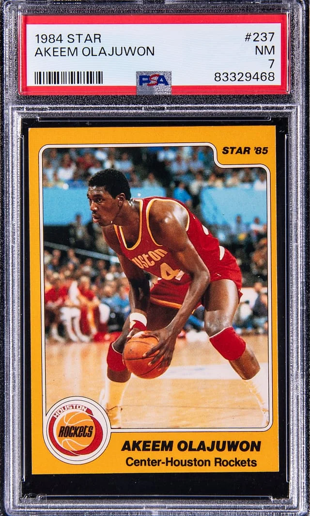 1984-85 Star Hakeem Olajuwon #237 card image
