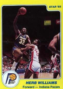 1984-85 Star Herb Williams SP #63 card image