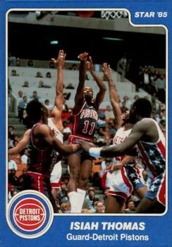 1984-85 Star Isiah Thomas #261 card image