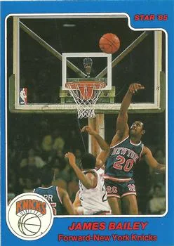 1984-85 Star James Bailey #26 card image