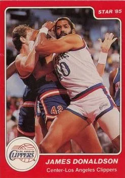 1984-85 Star James Donaldson #17 card image