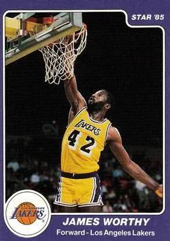 1984-85 Star James Worthy #184 card image