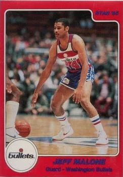 1984-85 Star Jeff Malone #192 card image