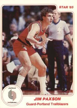 1984-85 Star Jim Paxson #167 card image
