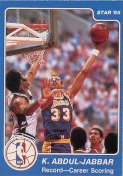 1984-85 Star Kareem Abdul-Jabbar SA #282 card image