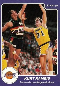 1984-85 Star Kurt Rambis #180 card image