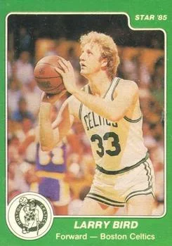 1984-85 Star Larry Bird #1 card image