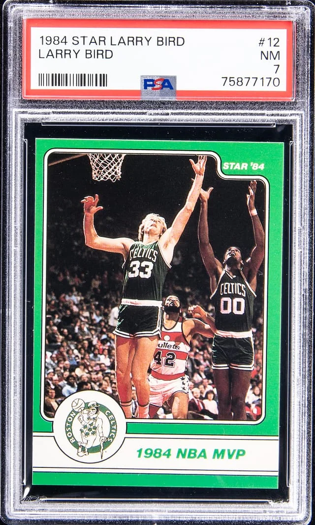 1984-85 Star Larry Bird #12 card image
