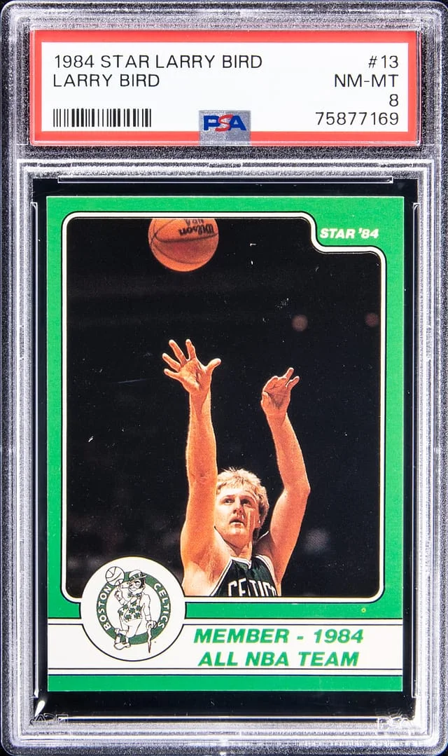 1984-85 Star Larry Bird #13 card image