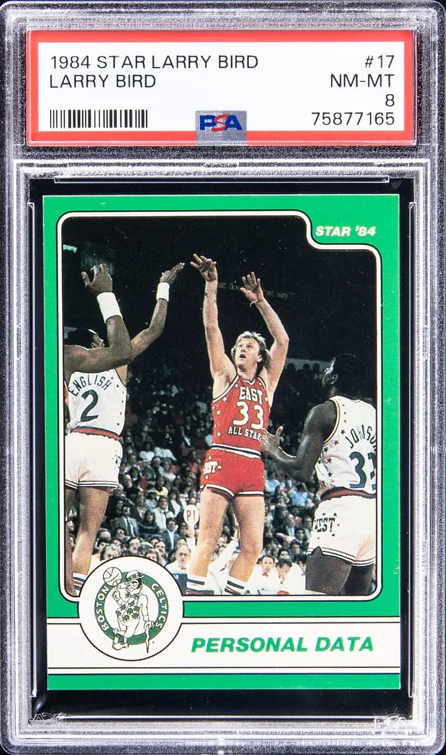 1984-85 Star Larry Bird #17 card image