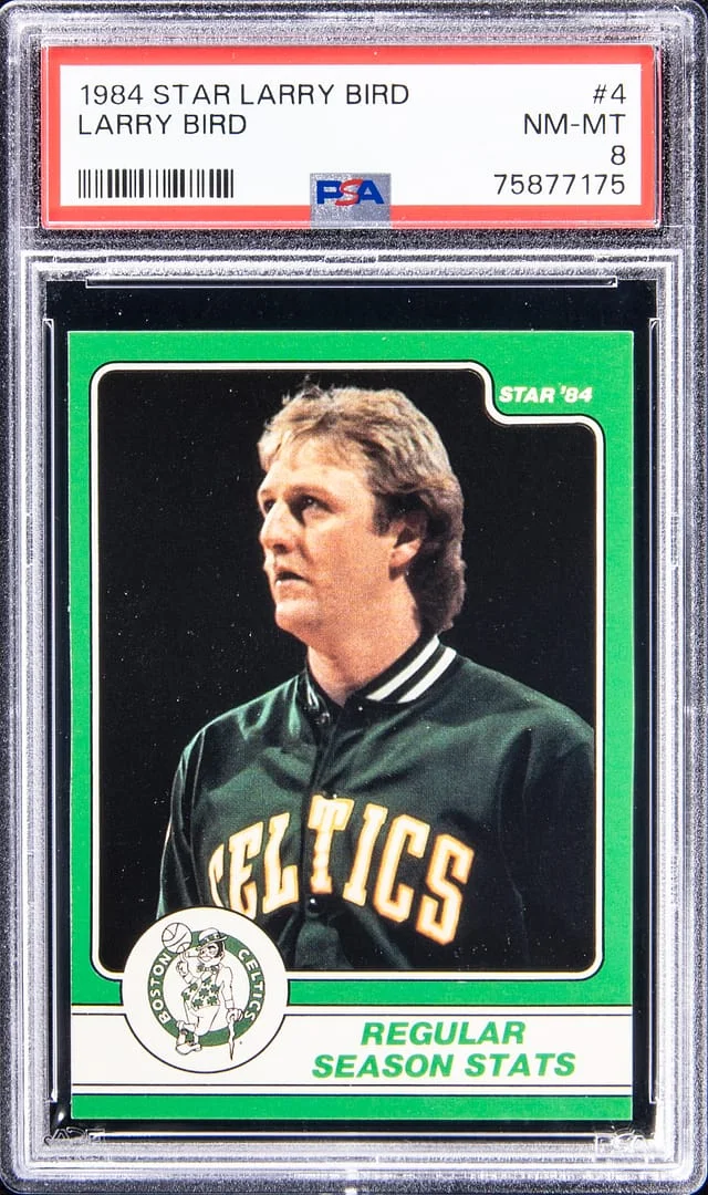 1984-85 Star Larry Bird #4 card image