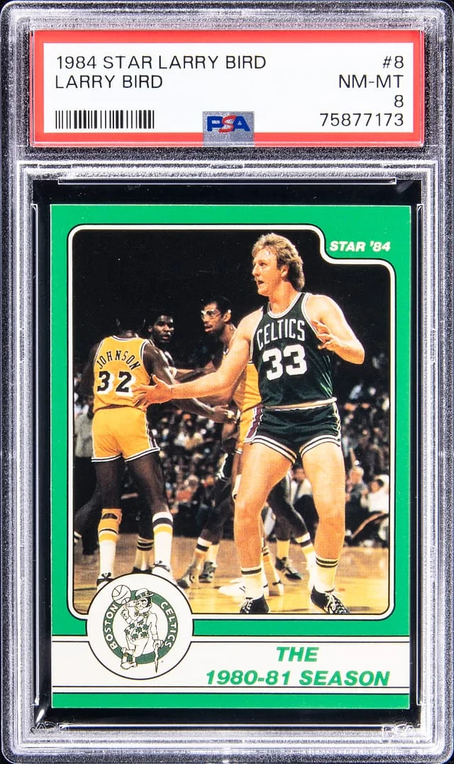 1984-85 Star Larry Bird #8 card image