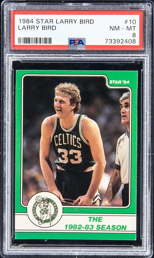 1984-85 Star Larry Bird Larry Bird #10 card image