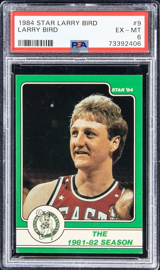 1984-85 Star Larry Bird Larry Bird #9 card image