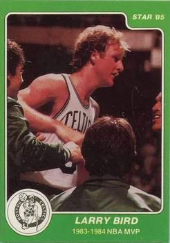 1984-85 Star Larry Bird MVP #12 card image