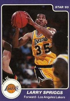 1984-85 Star Larry Spriggs #182 card image