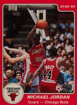 1984-85 Star Michael Jordan #101 card image