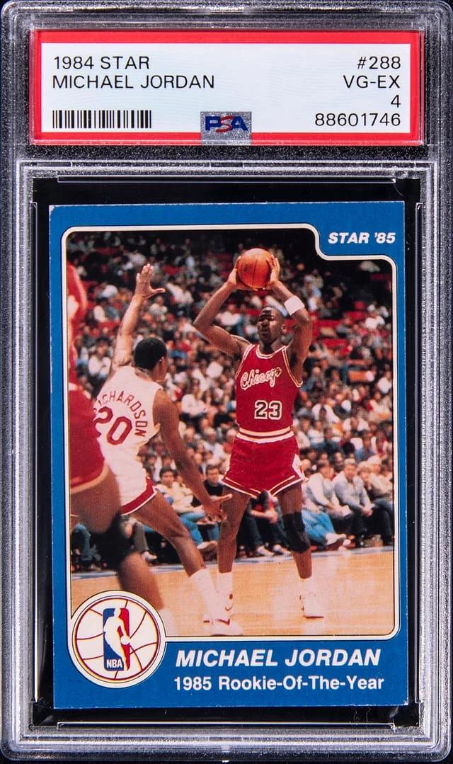 1984-85 Star Michael Jordan #288 card image