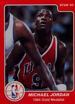1984-85 Star Michael Jordan OLY #195 card image