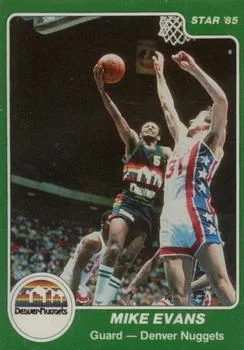 1984-85 Star Mike Evans #140 card image