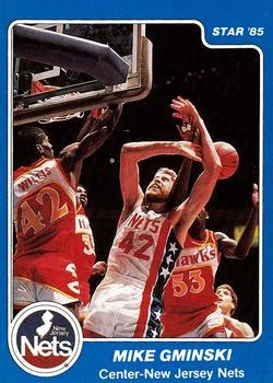 1984-85 Star Mike Gminski #91 card image