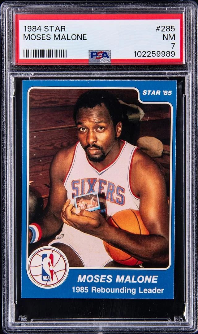 1984-85 Star Moses Malone #285 card image