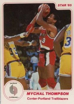 1984-85 Star Mychal Thompson #170 card image