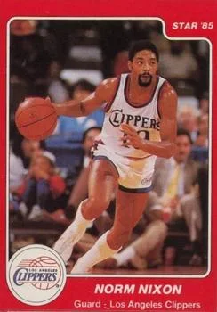 1984-85 Star Norm Nixon #20 card image