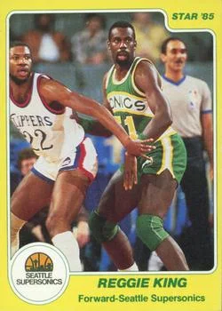 1984-85 Star Reggie King #117 card image