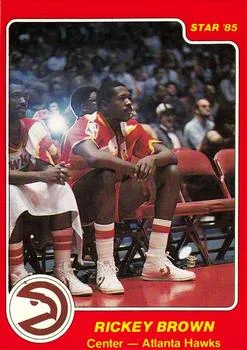 1984-85 Star Rickey Brown #77 card image
