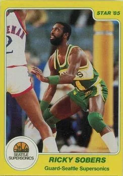 1984-85 Star Ricky Sobers #121 card image