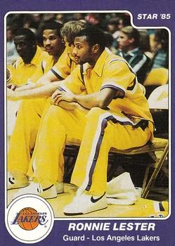1984-85 Star Ronnie Lester #177 card image