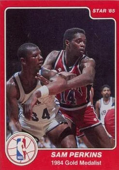 1984-85 Star Sam Perkins OLY #197 card image