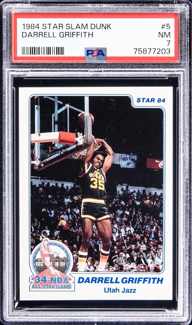 1984-85 Star Slam Dunk Darrell Griffith #5 card image