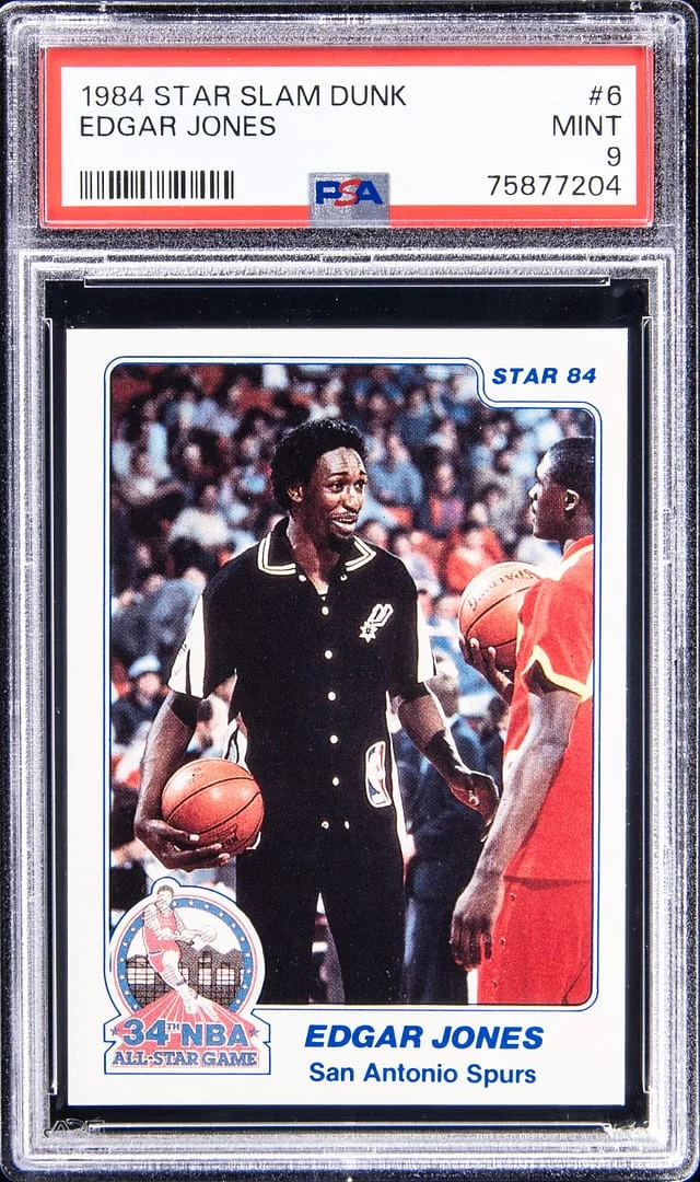 1984-85 Star Slam Dunk Edgar Jones #6 card image