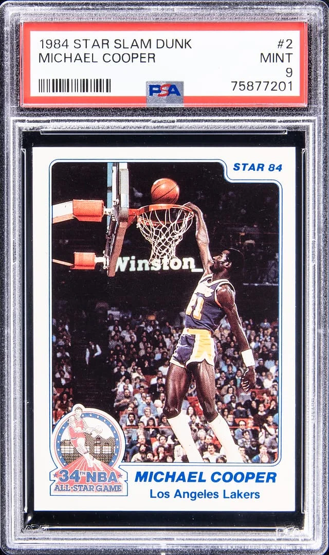 1984-85 Star Slam Dunk Michael Cooper #2 card image