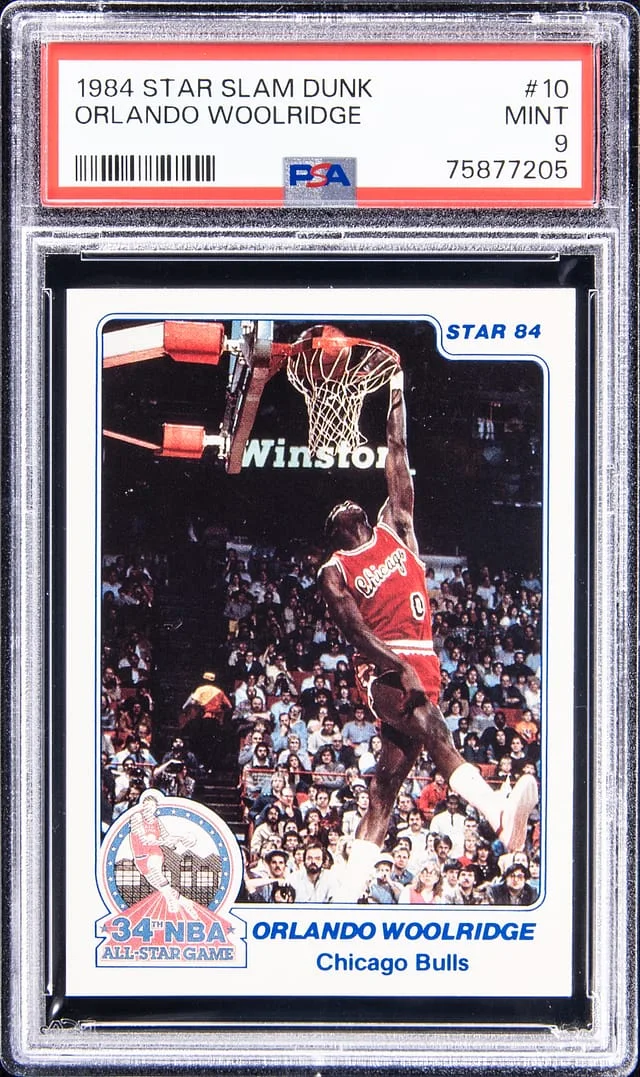 1984-85 Star Slam Dunk Orlando Woolridge #10 card image