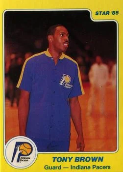 1984-85 Star Tony Brown #53 card image