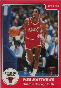 1984-85 Star Wes Matthews #109 card image