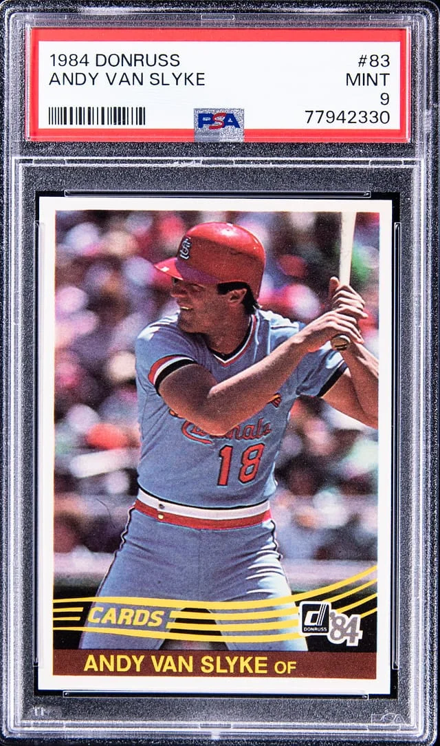 1984 Donruss Andy Van Slyke #83 card image