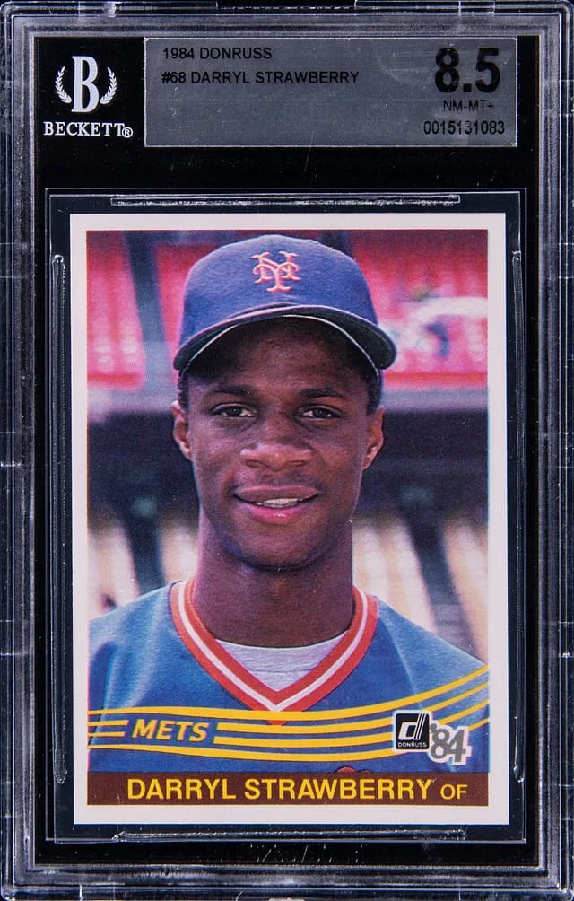 1984 Donruss Baseball Darryl Strawberry #68 card image