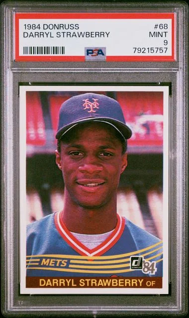 1984 Donruss Darryl Strawberry #68 card image