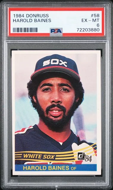 1984 Donruss Harold Baines #58 card image