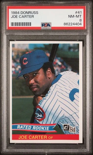 1984 Donruss Joe Carter #41 card image