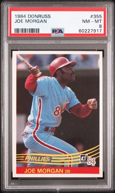 1984 Donruss Joe Morgan #355 card image