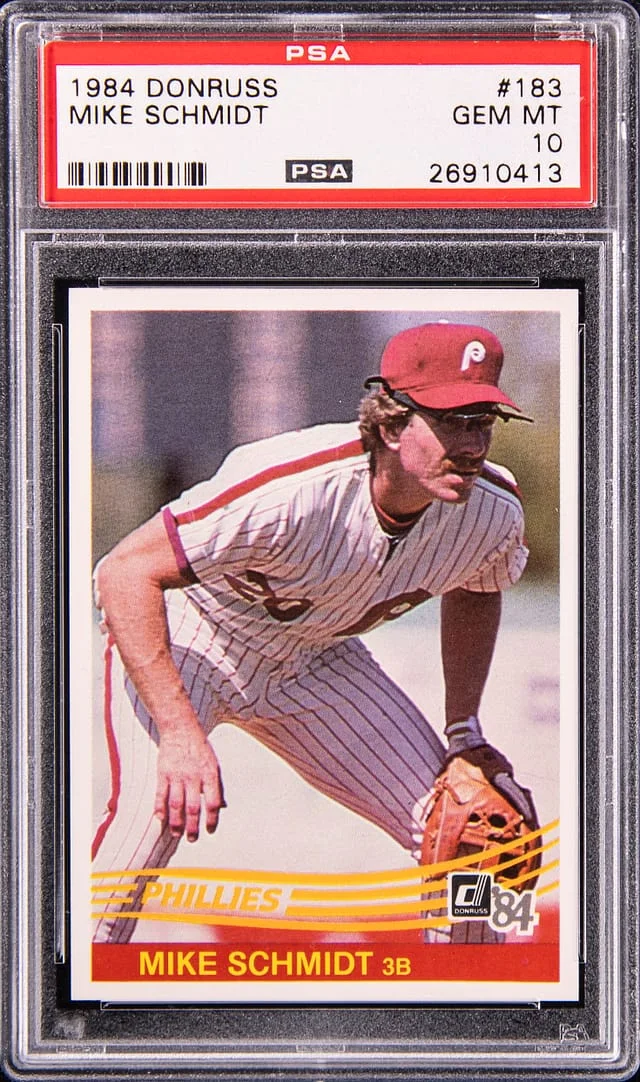 1984 Donruss Mike Schmidt #183 card image