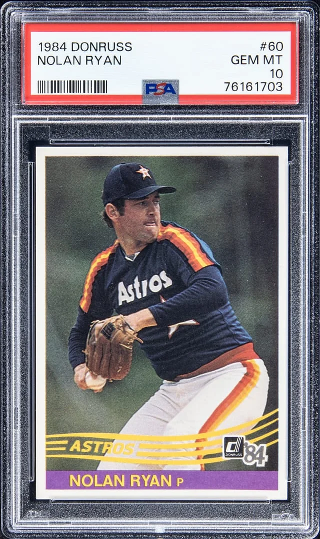 1984 Donruss Nolan Ryan #60 card image